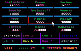 Tauris atari screenshot